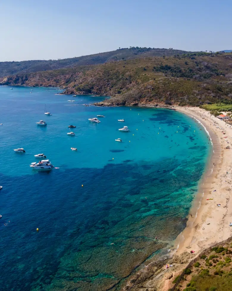 Cap plages taxi saint florent france